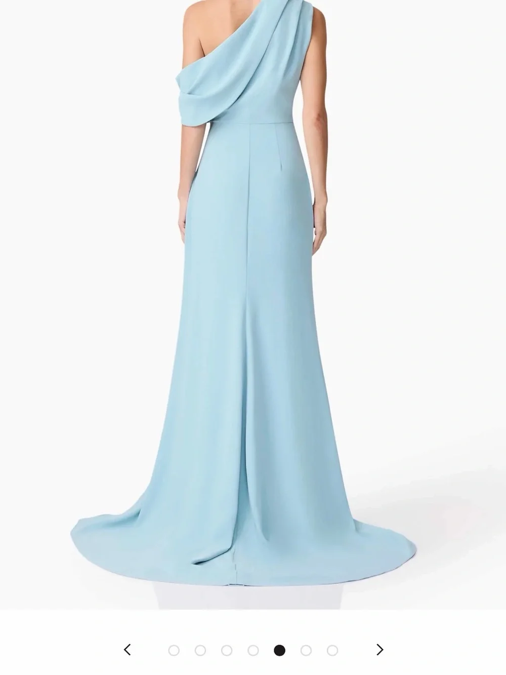 Elliatt Isadora Off The Shoulder Gown in Blue - Picture 2 of 5